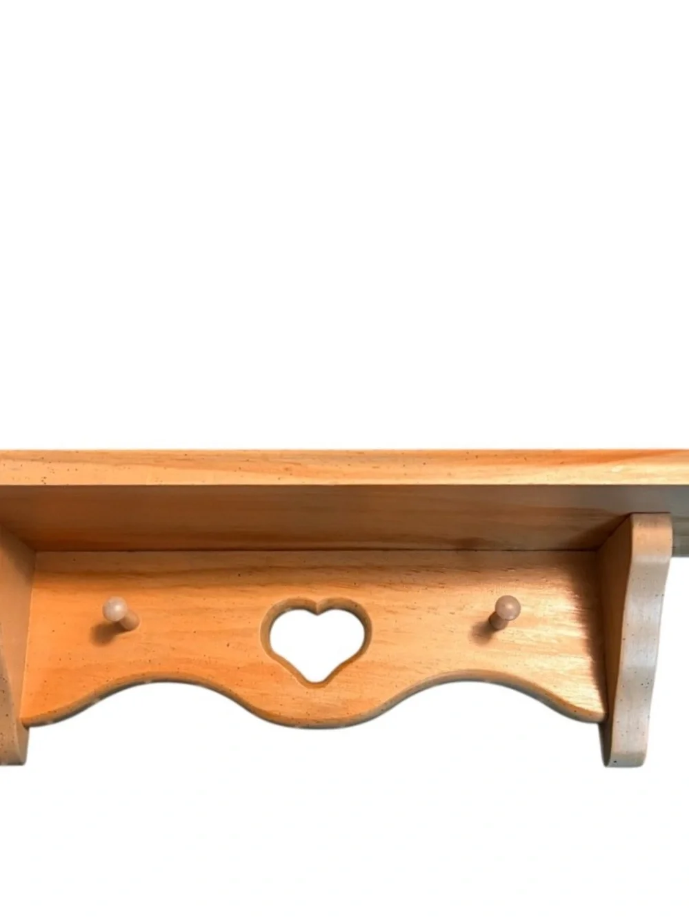 Vintage wooden heart